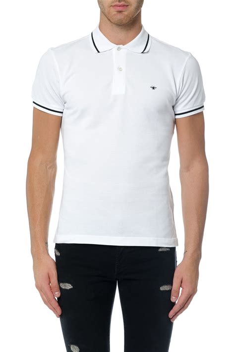 dior polo white|Dior polo t shirt.